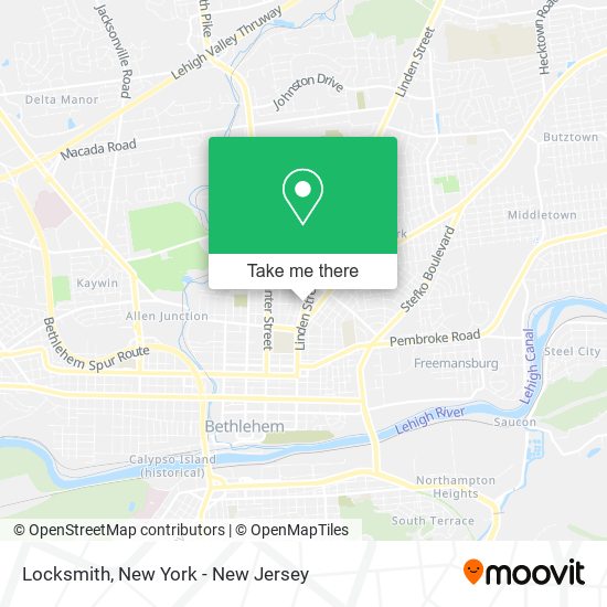 Locksmith map