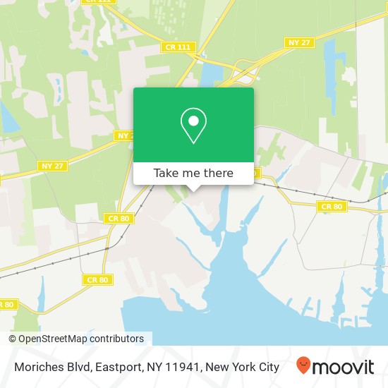 Moriches Blvd, Eastport, NY 11941 map