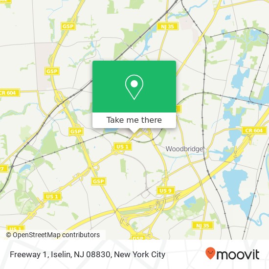 Freeway 1, Iselin, NJ 08830 map