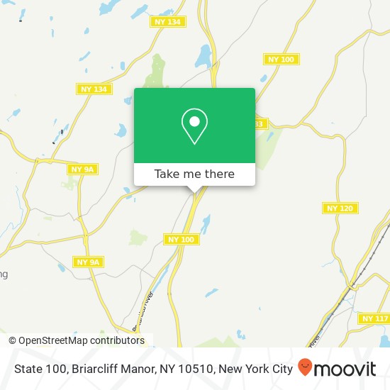 State 100, Briarcliff Manor, NY 10510 map