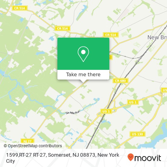 Mapa de 1599,RT-27 RT-27, Somerset, NJ 08873