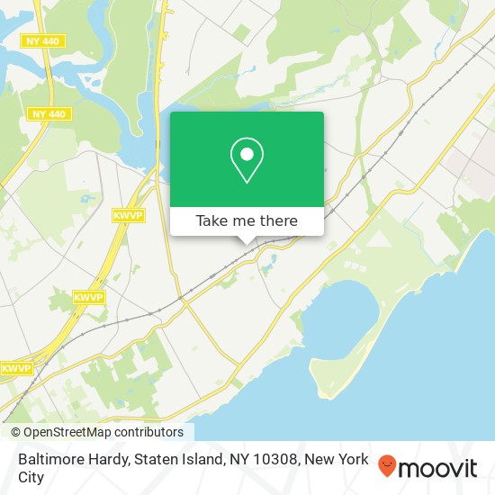 Baltimore Hardy, Staten Island, NY 10308 map