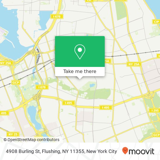 4908 Burling St, Flushing, NY 11355 map