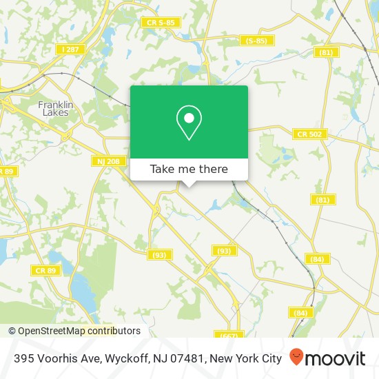 395 Voorhis Ave, Wyckoff, NJ 07481 map