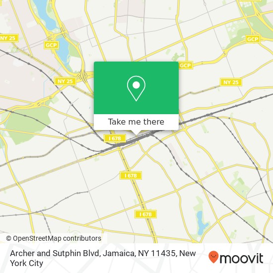 Mapa de Archer and Sutphin Blvd, Jamaica, NY 11435