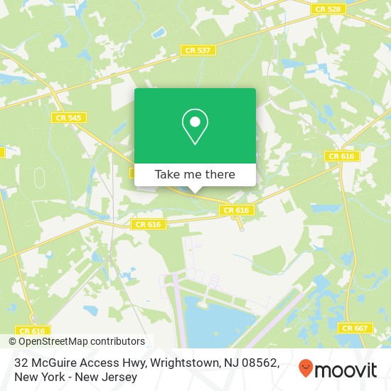 32 McGuire Access Hwy, Wrightstown, NJ 08562 map