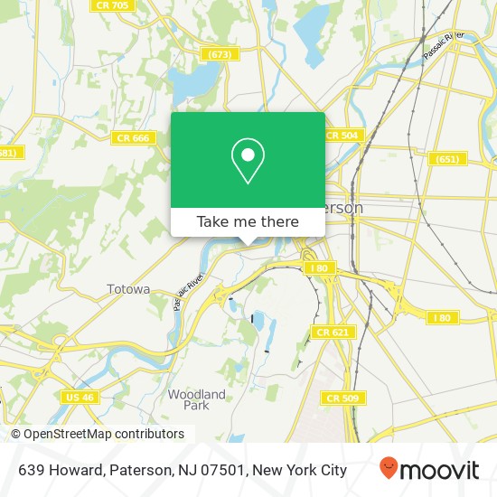 639 Howard, Paterson, NJ 07501 map