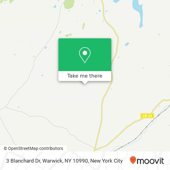 3 Blanchard Dr, Warwick, NY 10990 map