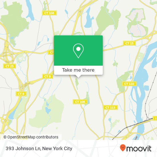 Mapa de 393 Johnson Ln, Stratford, CT 06614