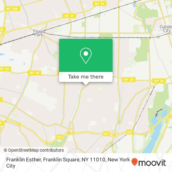 Franklin Esther, Franklin Square, NY 11010 map