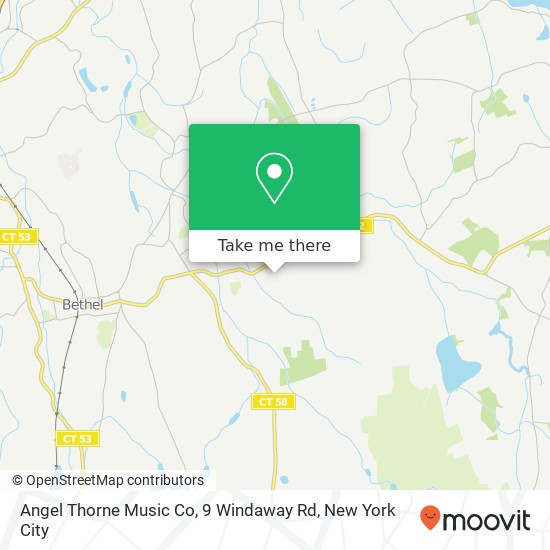 Mapa de Angel Thorne Music Co, 9 Windaway Rd