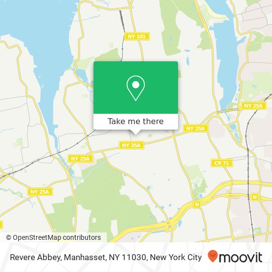 Mapa de Revere Abbey, Manhasset, NY 11030