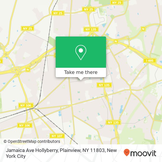 Jamaica Ave Hollyberry, Plainview, NY 11803 map