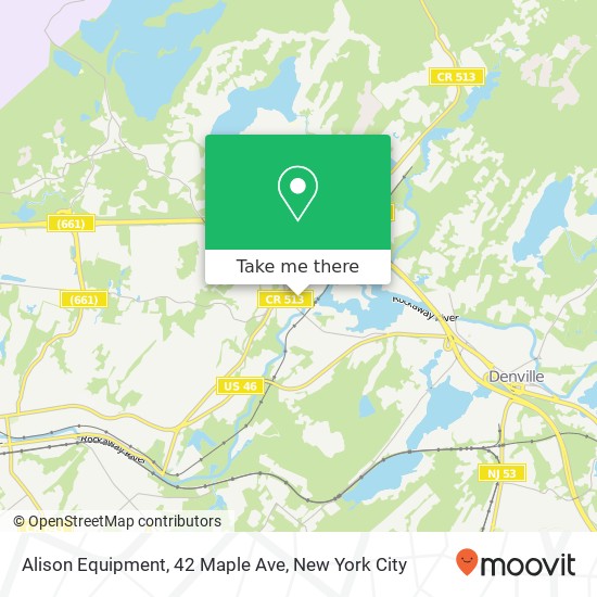 Mapa de Alison Equipment, 42 Maple Ave