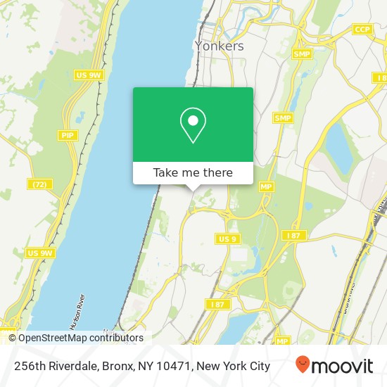 Mapa de 256th Riverdale, Bronx, NY 10471