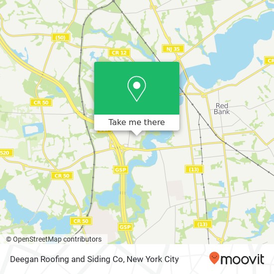 Deegan Roofing and Siding Co map