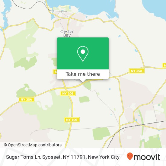 Mapa de Sugar Toms Ln, Syosset, NY 11791
