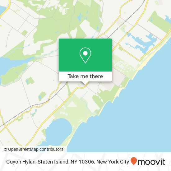 Mapa de Guyon Hylan, Staten Island, NY 10306