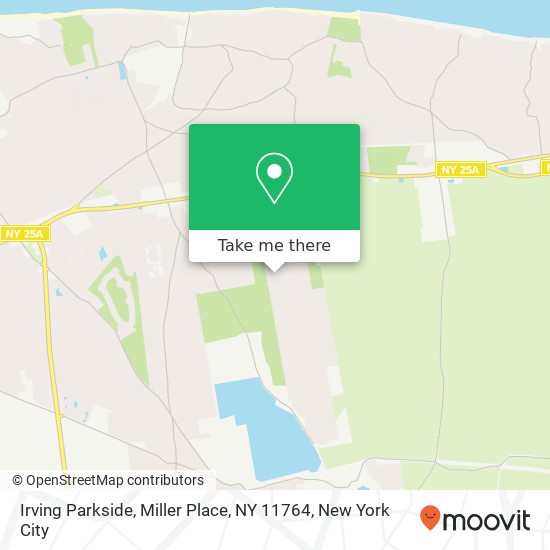 Mapa de Irving Parkside, Miller Place, NY 11764