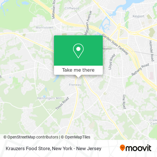 Mapa de Krauzers Food Store