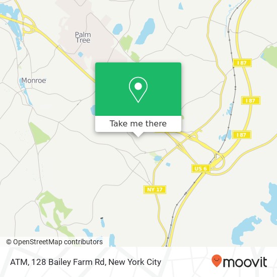 Mapa de ATM, 128 Bailey Farm Rd