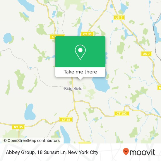 Mapa de Abbey Group, 18 Sunset Ln