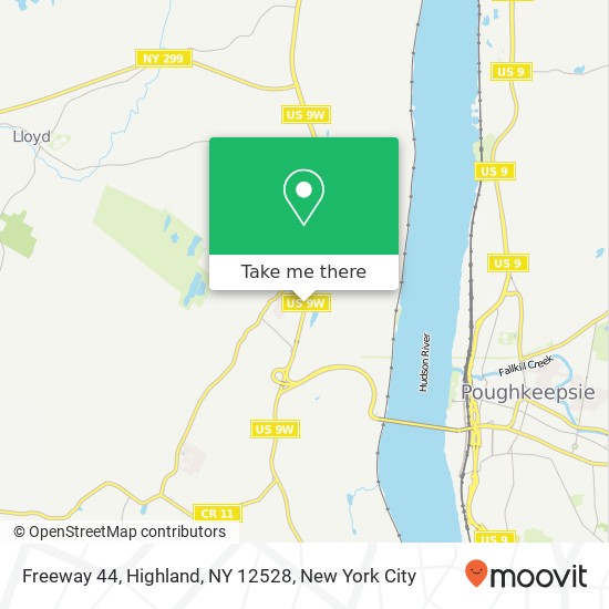 Freeway 44, Highland, NY 12528 map