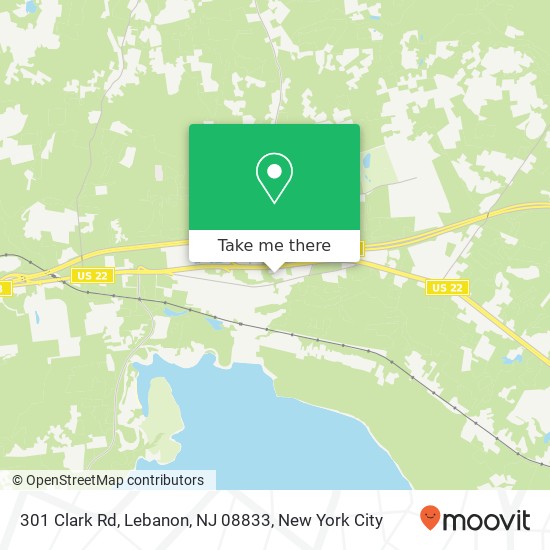 301 Clark Rd, Lebanon, NJ 08833 map