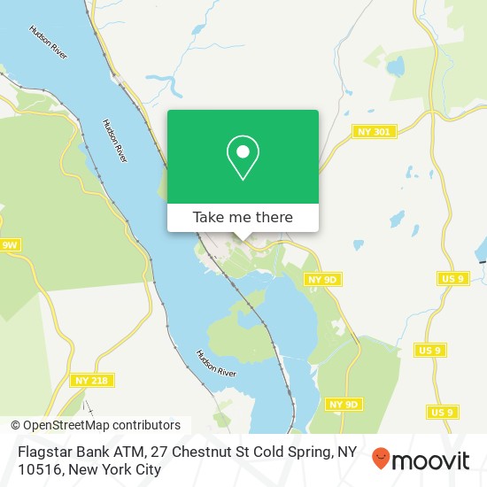 Flagstar Bank ATM, 27 Chestnut St Cold Spring, NY 10516 map