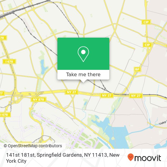 Mapa de 141st 181st, Springfield Gardens, NY 11413