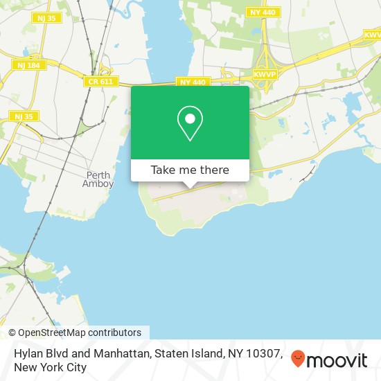 Hylan Blvd and Manhattan, Staten Island, NY 10307 map