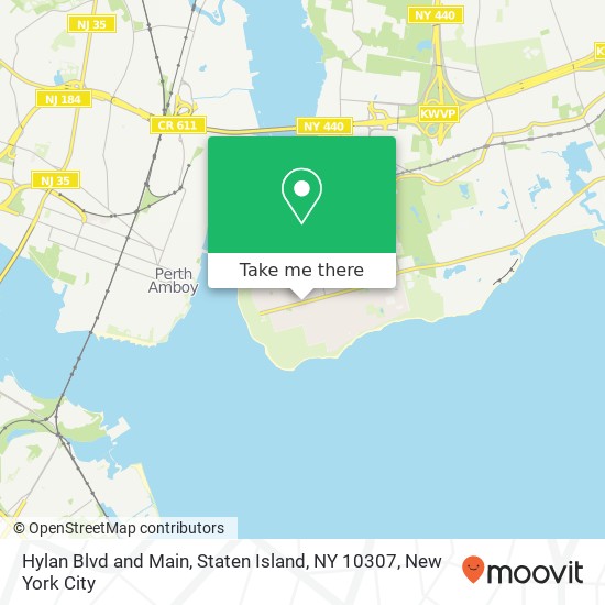 Mapa de Hylan Blvd and Main, Staten Island, NY 10307