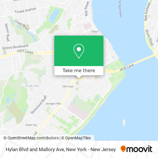 Mapa de Hylan Blvd and Mallory Ave