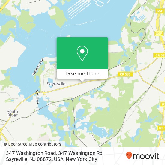 347 Washington Road, 347 Washington Rd, Sayreville, NJ 08872, USA map