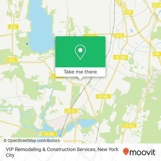 VIP Remodeling & Construction Services map