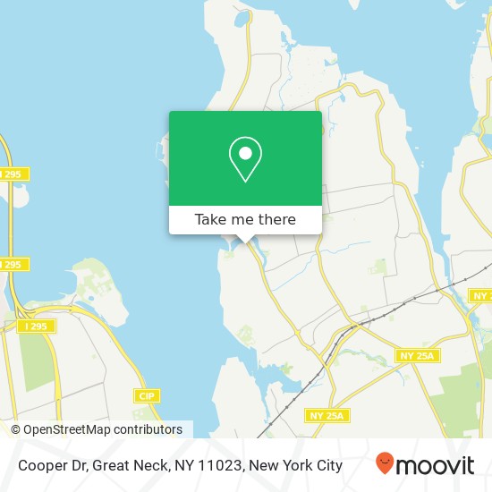 Mapa de Cooper Dr, Great Neck, NY 11023