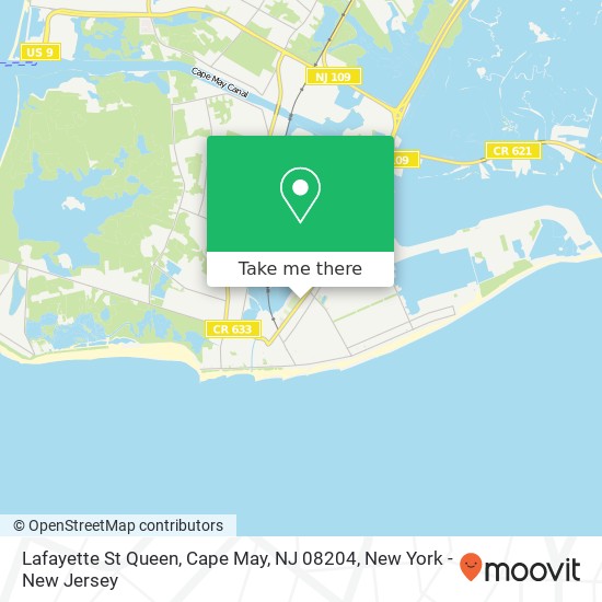 Mapa de Lafayette St Queen, Cape May, NJ 08204