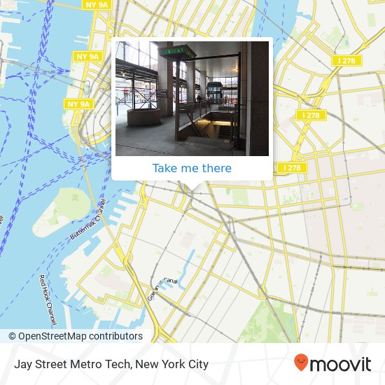 Mapa de Jay Street Metro Tech