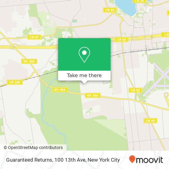 Mapa de Guaranteed Returns, 100 13th Ave