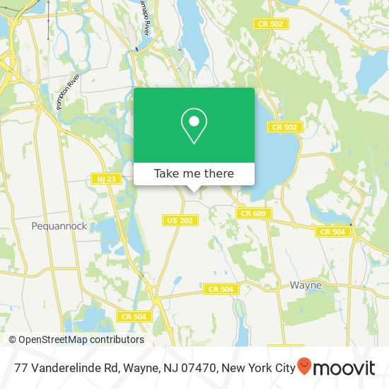 77 Vanderelinde Rd, Wayne, NJ 07470 map