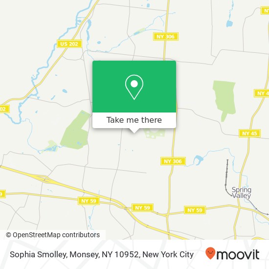 Mapa de Sophia Smolley, Monsey, NY 10952