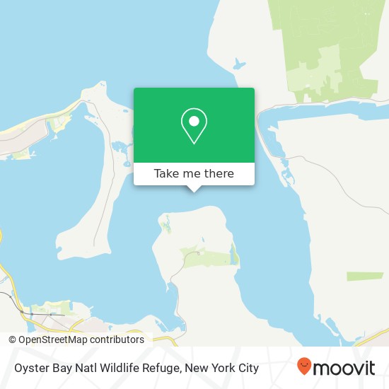 Oyster Bay Natl Wildlife Refuge map