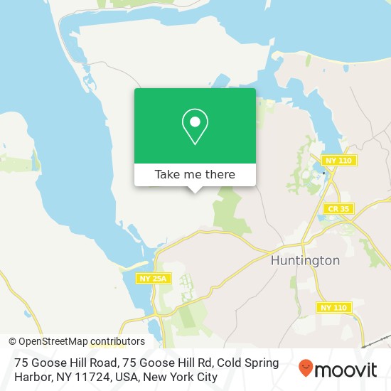 75 Goose Hill Road, 75 Goose Hill Rd, Cold Spring Harbor, NY 11724, USA map
