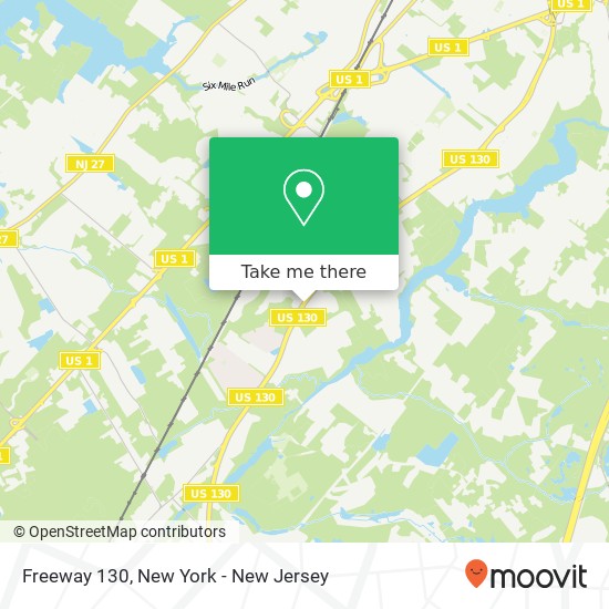 Mapa de Freeway 130, North Brunswick, NJ 08902