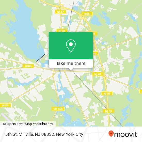 5th St, Millville, NJ 08332 map