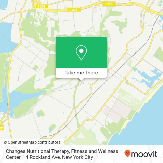 Mapa de Changes Nutritional Therapy, Fitness and Wellness Center, 14 Rockland Ave