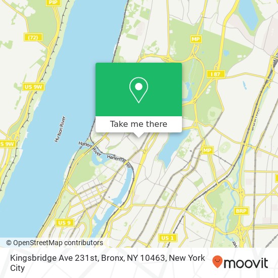 Kingsbridge Ave 231st, Bronx, NY 10463 map