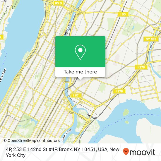 4P, 253 E 142nd St #4P, Bronx, NY 10451, USA map
