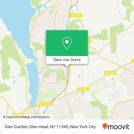 Mapa de Glen Garden, Glen Head, NY 11545