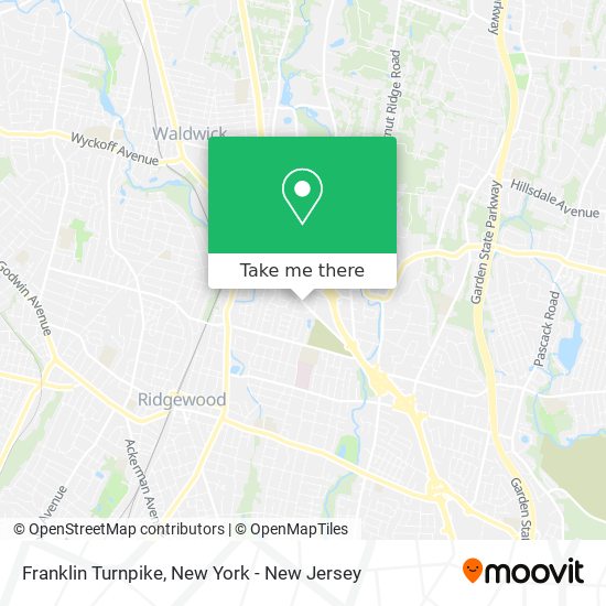 Mapa de Franklin Turnpike